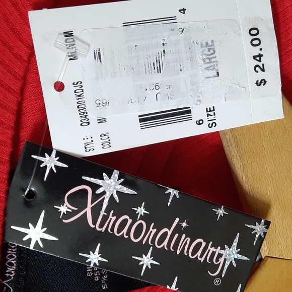 NWT Xtraordinary  MELON/DENIM Tunic Top SZ L - Picture 8 of 8